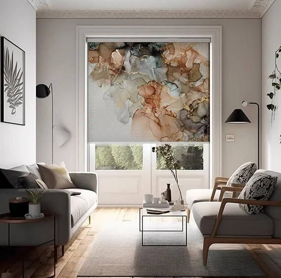 ستائر رول سادة ومطبوع